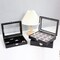 Ring Holder Small Jewelry Storage Box Ring Display Case Cute Ring Box Ring Organizer With Clear Lid Jewelry Box for Women Girls Christmas Gift Beige